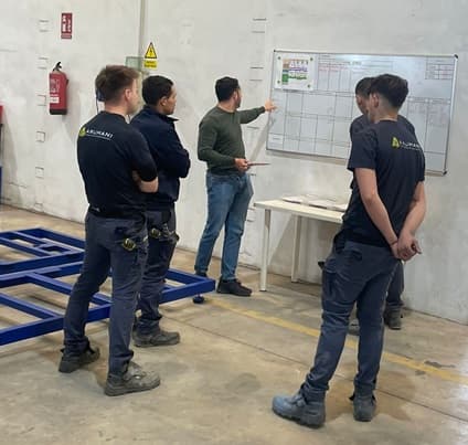 planificación de montajes industriales
