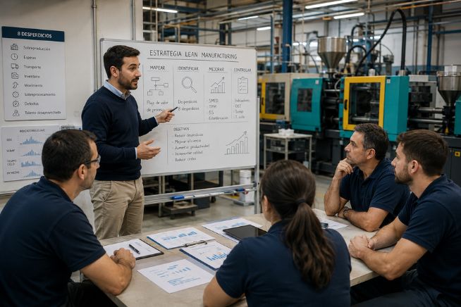 lean manufacturing para la industria del plastico