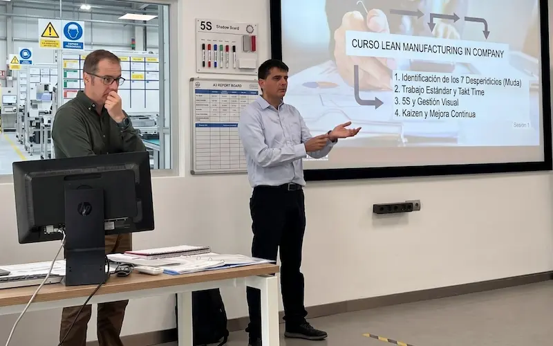 capacitación en Lean in company